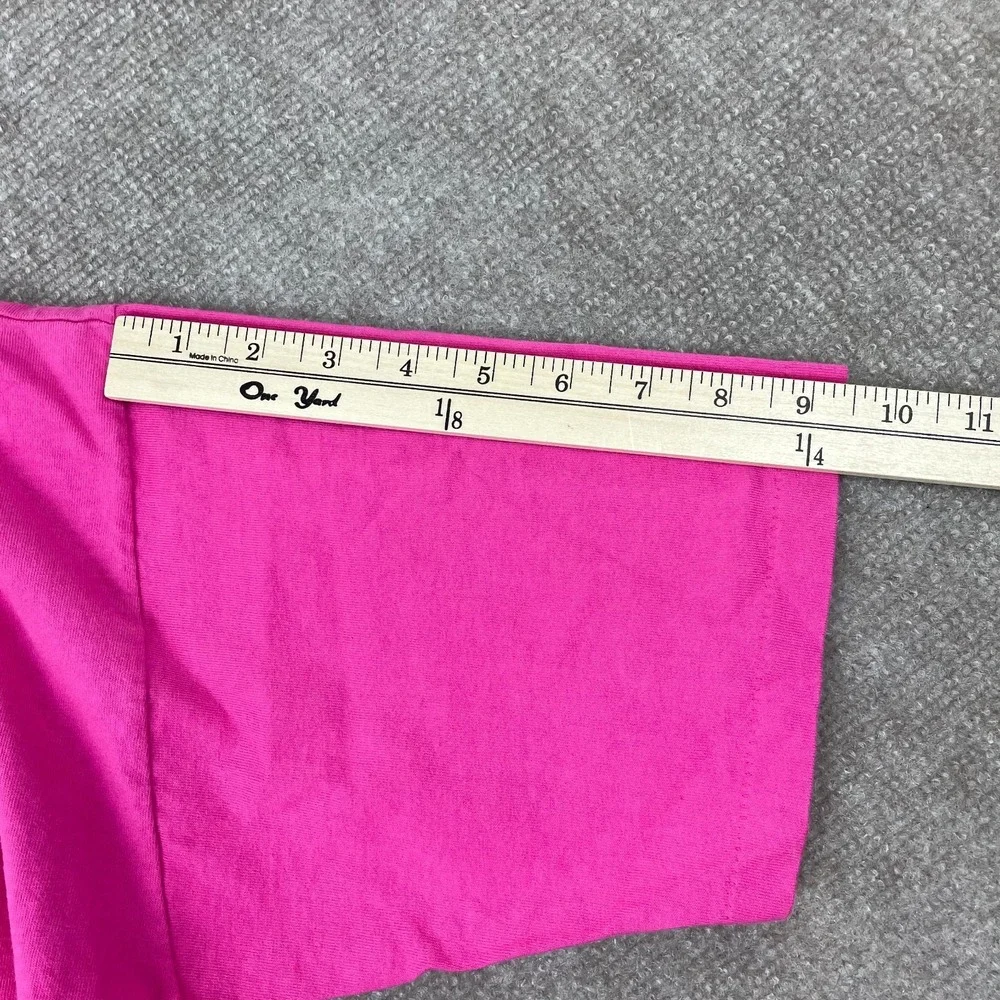 Woman's Sleep Shirt One Size Pink Seashell Starfish Beach Single Stitch USA Made